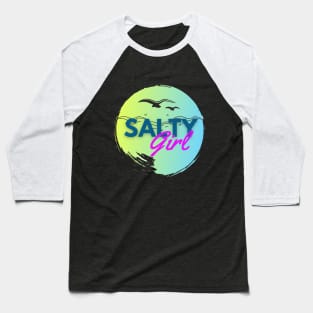 Copy of Salty Girl Logo Heart Baseball T-Shirt